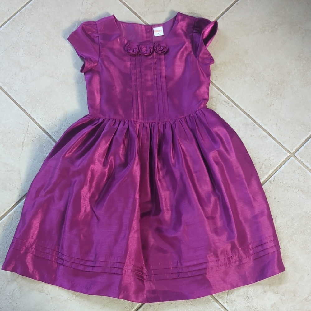 Gymboree Shimmering Purple Formal Dress Girls Size 8
